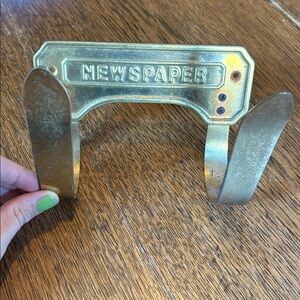 VTG Newspaper Holder